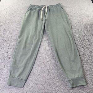 Vuori Performance Joggers Womens Small Green Pants Drawstrings Athletic Preppy